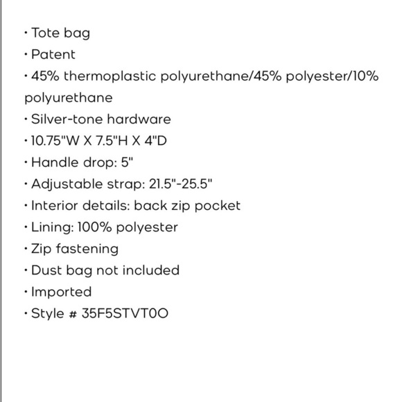 Michael Kors Silver Jet Set Extra Sm Metallic Logo Convertible Tote Wallet Set - Picture 5 of 8